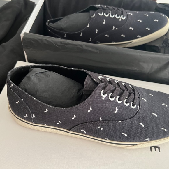 CELINE Elliott Low Lace canvas mens shoes - Picture 6 of 6